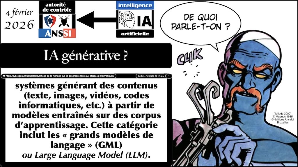 #738 ANSSI IA générative RISQUES MENACES © Ledieu-Avocats 08-02-2026.004