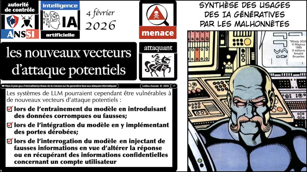 #738 ANSSI IA générative RISQUES MENACES © Ledieu-Avocats 08-02-2026.017