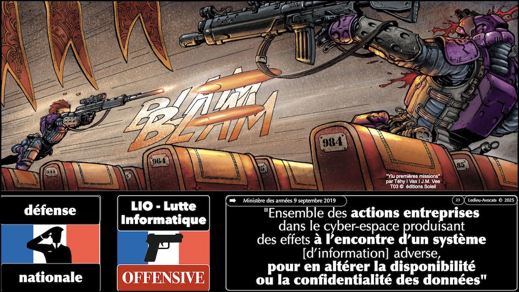 #621 cyber-offensive cyber-défensive ? Qu'est-ce qui est légal en France ? CLUSIF 28 mars 2025 © Ledieu-Avocats.023