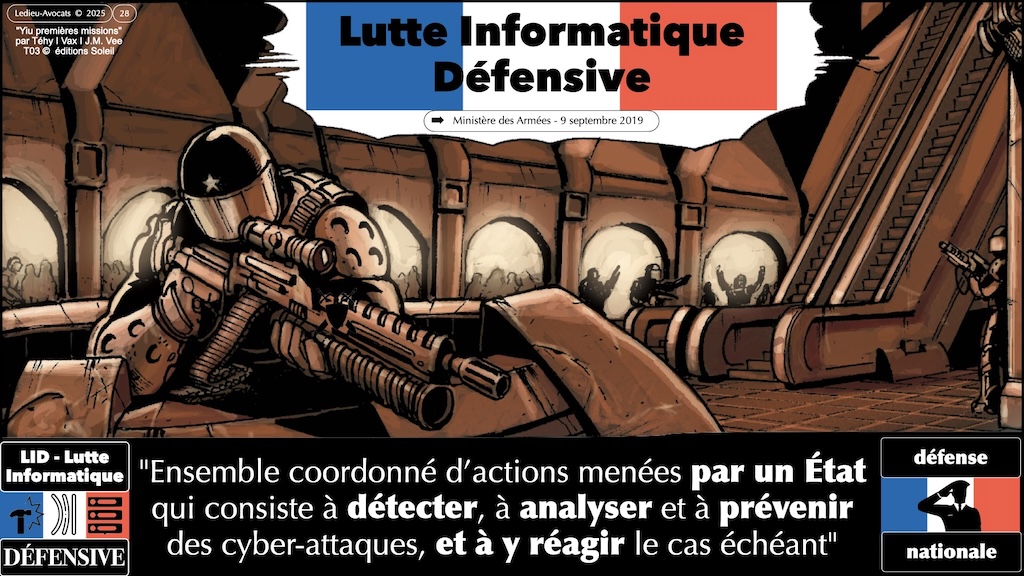 #621 cyber-offensive cyber-défensive ? Qu'est-ce qui est légal en France ? CLUSIF 28 mars 2025 © Ledieu-Avocats.028