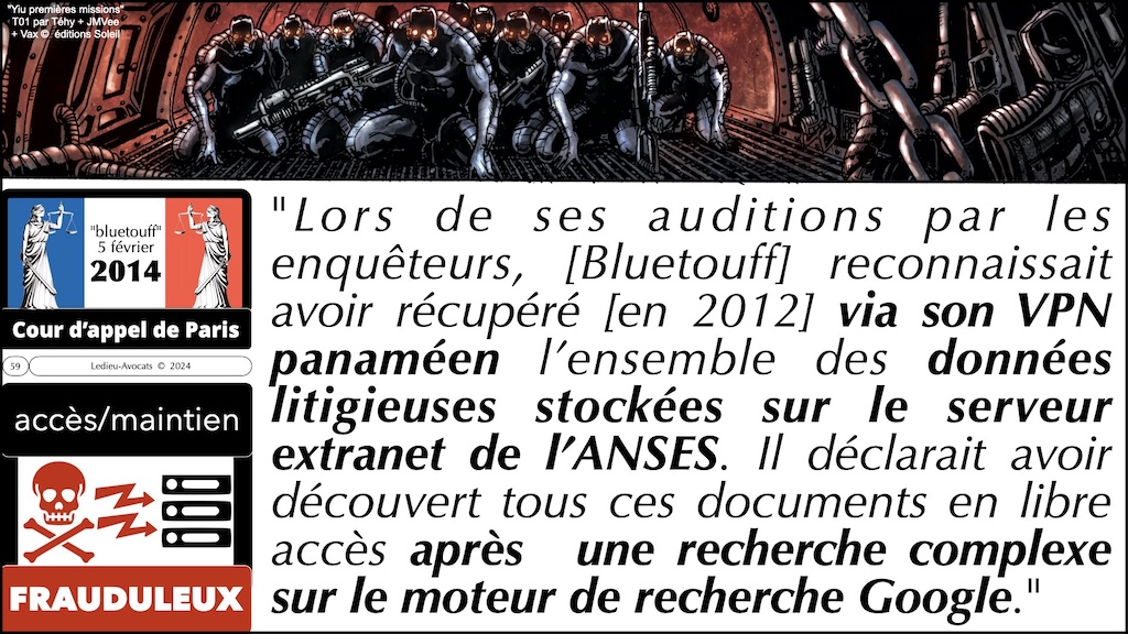 #621 cyber-offensive cyber-défensive ? Qu'est-ce qui est légal en France ? CLUSIF 28 mars 2025 © Ledieu-Avocats.059