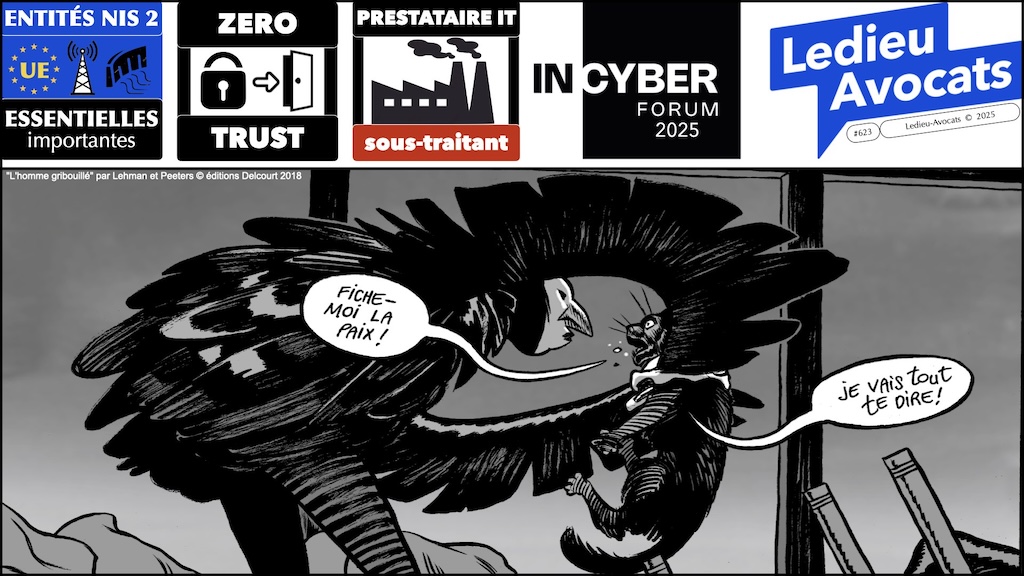 NIS2 ZERO TRUST prestataire sous-traitant ? [FIC 2025] © Ledieu-Avocats