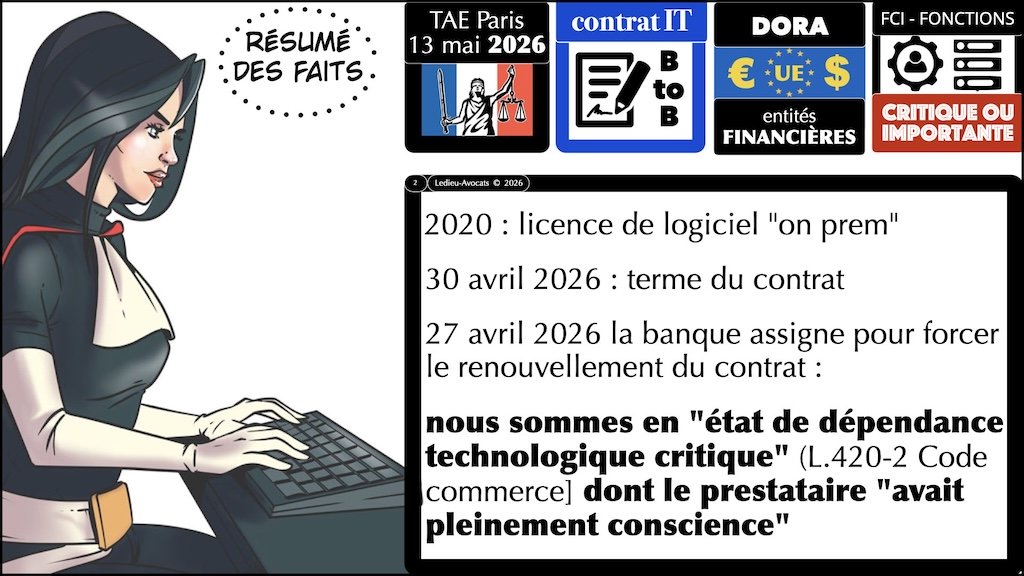 #745 première jurisprudence DORA 2026 référé TAE Paris 13 mai 2026 © Ledieu-Avocats 22-05-2026.002