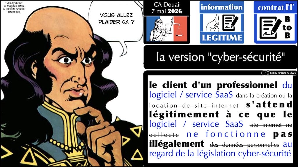 #749 les qualités essentielles tacites JURISPRUDENCE CA Douai 7 mai 2026 © Ledieu-Avocats 29-05-2026.017