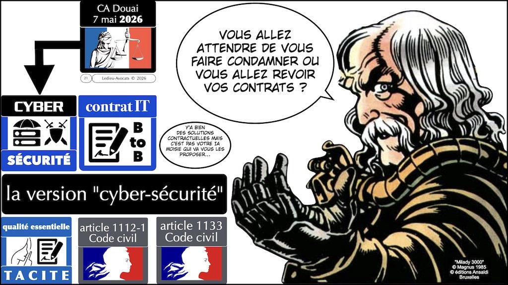 #749 les qualités essentielles tacites JURISPRUDENCE CA Douai 7 mai 2026 © Ledieu-Avocats 29-05-2026.021