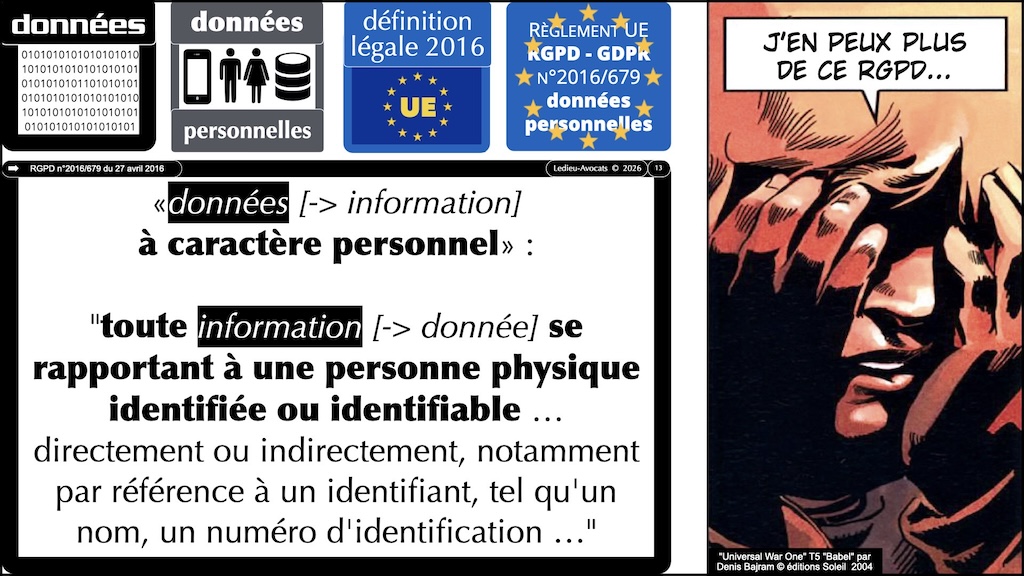 #752 données et traitement en droit - données information signal #02 © Ledieu-Avocats 2026.013