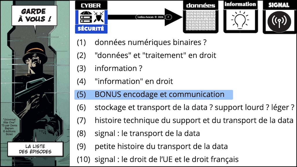 #755 encodage et communication - données information signal #05 © Ledieu-Avocats 2026.002
