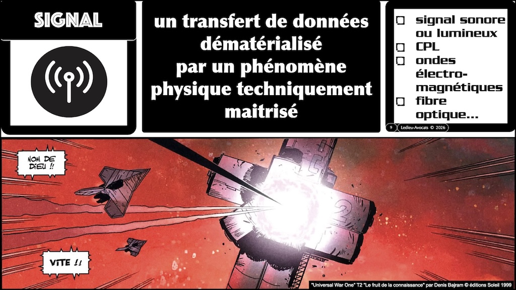 #758 signal le transport dématérialisé de la data - données information signal #08 © Ledieu-Avocats 2026.009