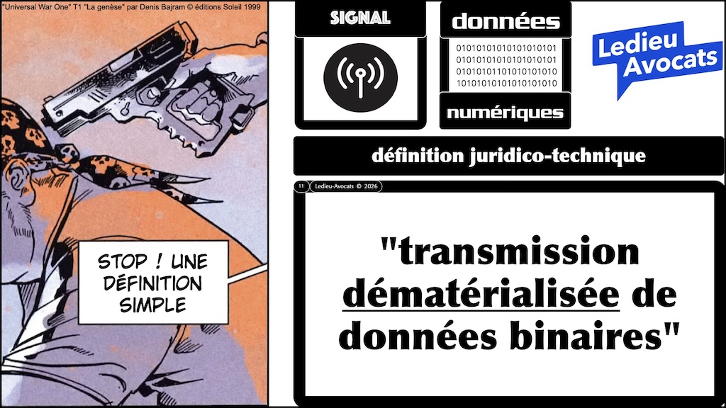 #758 signal le transport dématérialisé de la data - données information signal #08 © Ledieu-Avocats 2026.011