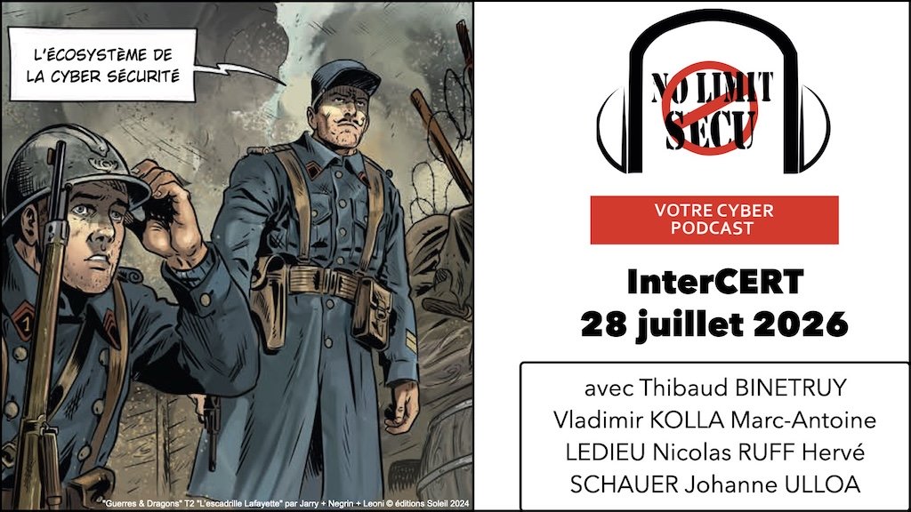 #765 InterCERT podcast NoLimitSecu 27 juillet 2026 © Ledieu-Avocats 28-07-2026.001