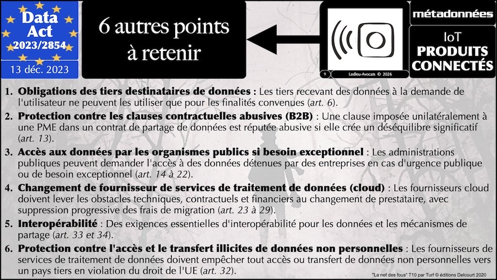 #728 Data Act 13 décembre 2023 les métadonnées des utilisateurs d'IoT © Ledieu-Avocats 23-08-2026.009