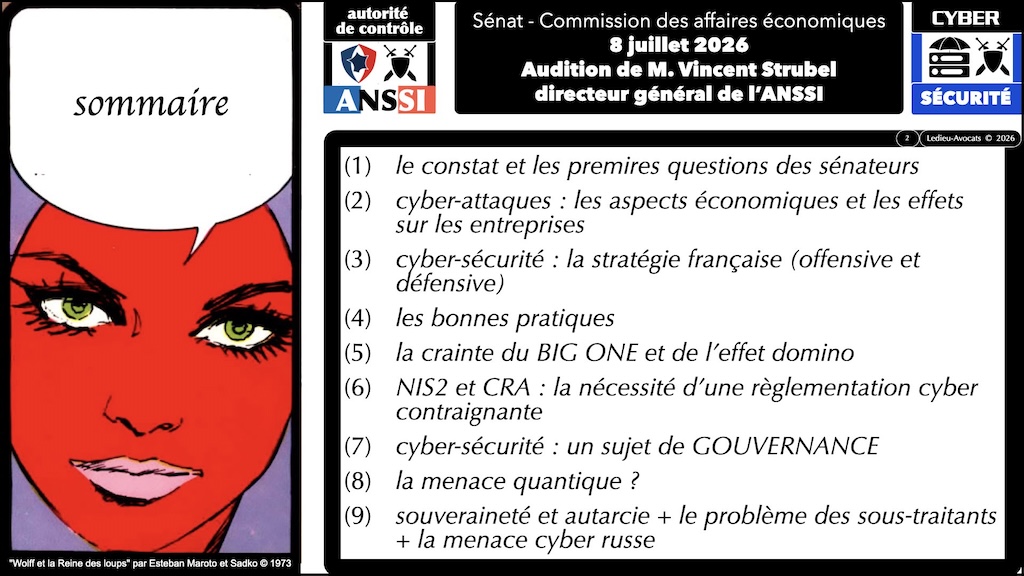 #767 la cybersécurité expliquée aux sénateurs Commission des affaires économiques du Sénat audition de Vincent STRUBEL DG ANSSSI 8 juillet 2026 © Ledieu-Avocats 15-08-2026.002