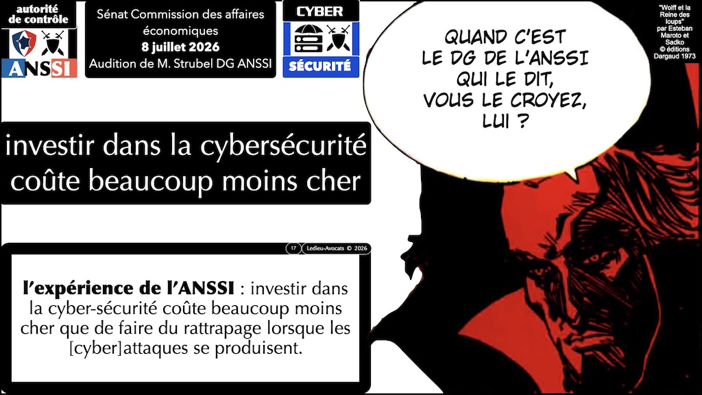 #767 la cybersécurité expliquée aux sénateurs Commission des affaires économiques du Sénat audition de Vincent STRUBEL DG ANSSSI 8 juillet 2026 © Ledieu-Avocats 15-08-2026.017