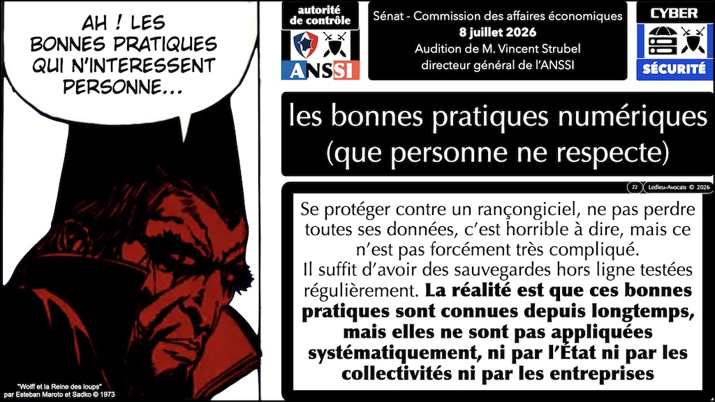 #767 la cybersécurité expliquée aux sénateurs Commission des affaires économiques du Sénat audition de Vincent STRUBEL DG ANSSSI 8 juillet 2026 © Ledieu-Avocats 15-08-2026.022