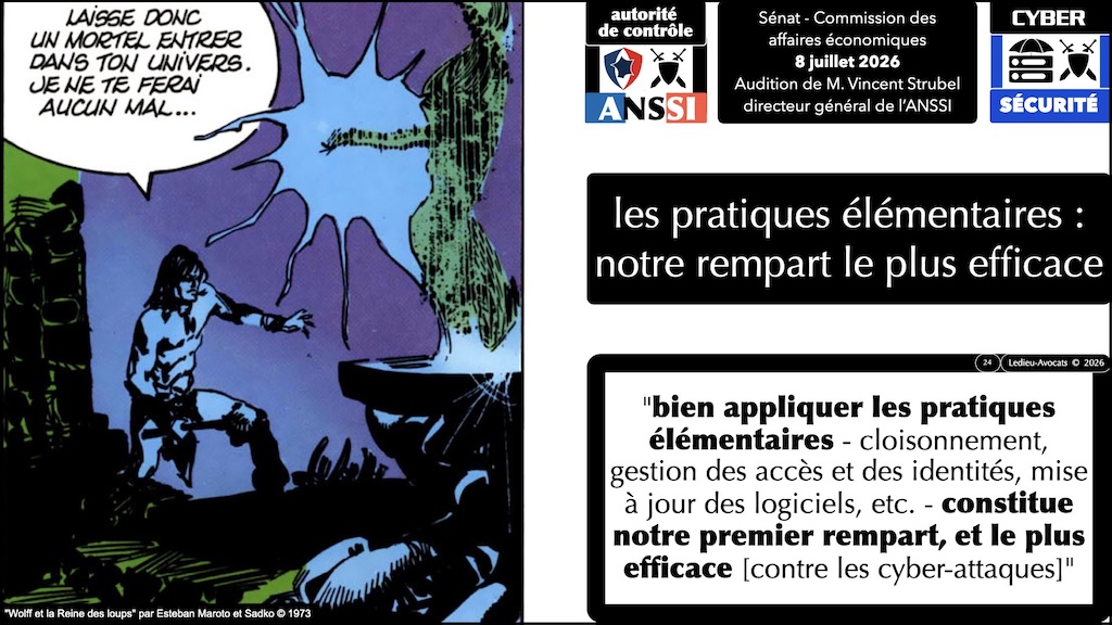 #767 la cybersécurité expliquée aux sénateurs Commission des affaires économiques du Sénat audition de Vincent STRUBEL DG ANSSSI 8 juillet 2026 © Ledieu-Avocats 15-08-2026.024