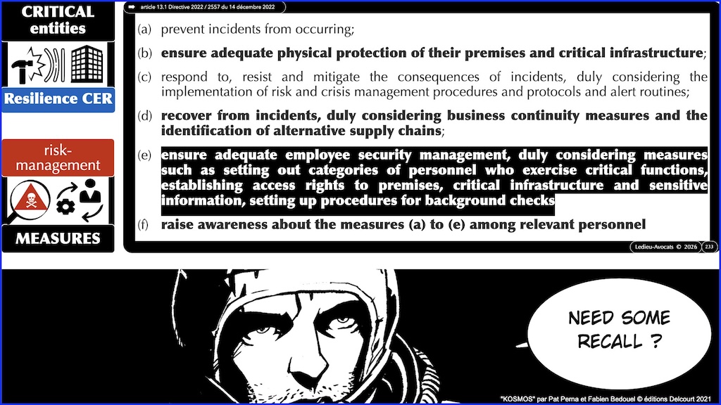 #782 Space Act NIS2 entités critiques REC proposition de Règlement UE du 25 juin 2025 © Ledieu-Avocats vFR+EN02.50 du 08-08-2026.012