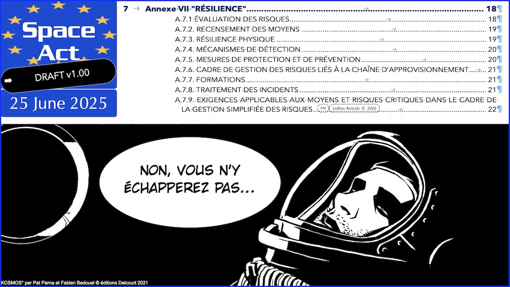 #782 Space Act NIS2 entités critiques REC proposition de Règlement UE du 25 juin 2025 © Ledieu-Avocats vFR+EN02.50 du 08-08-2026.027