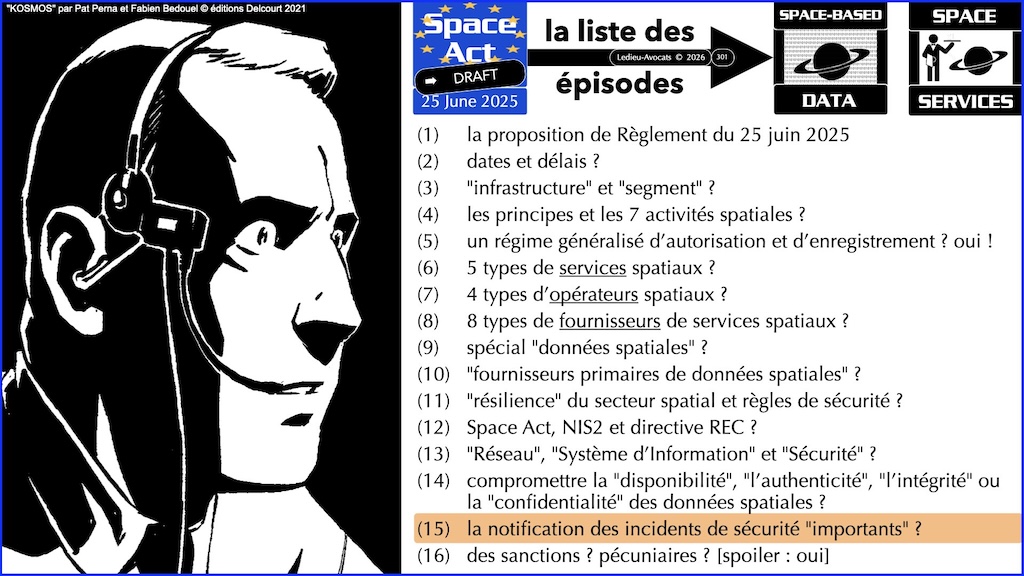 #785 Space Act NOTIFICATION des INCIDENTS de SECURITE proposition de Règlement UE du 25 juin 2025 © Ledieu-Avocats vFR+EN02.50 du 08-08-2026.003
