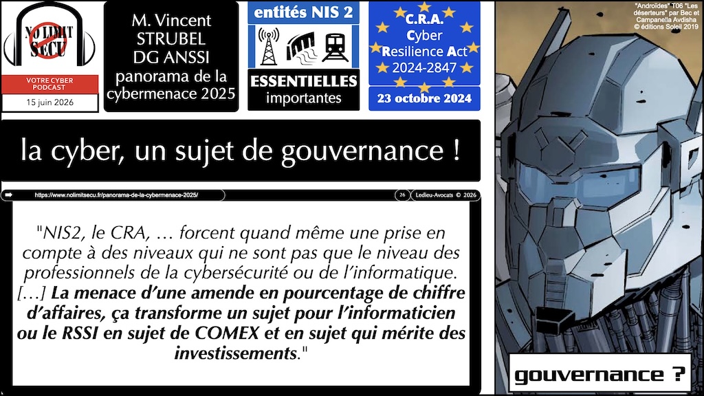 #789 NIS2 DORA ANSSI GOUVERNANCE responsabilité cyber-sécurité niveau Direction Générale © Ledieu-Avocats 18-08-2026.026