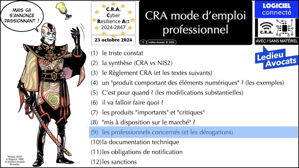 #790 CRA mode d-emploi professionnel webinar 24 septembre 2026 © Ledieu-Avocats.072
