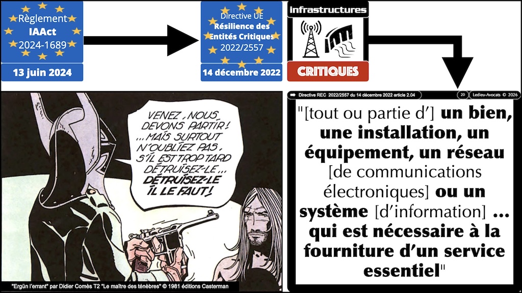 #791 SIA à haut risque l'exemple des infrastructures critiques quelle règlementation ? quelles obligations ? © Ledieu-Avocats 06-09-2026.020