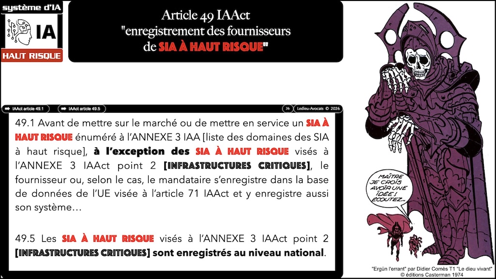 #791 SIA à haut risque l'exemple des infrastructures critiques quelle règlementation ? quelles obligations ? © Ledieu-Avocats 06-09-2026.036