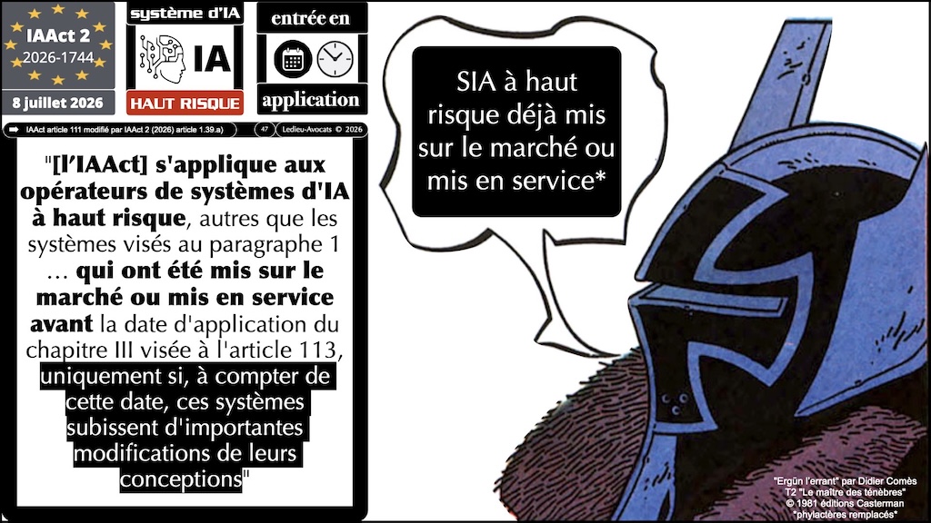 #791 SIA à haut risque l'exemple des infrastructures critiques quelle règlementation ? quelles obligations ? © Ledieu-Avocats 06-09-2026.047