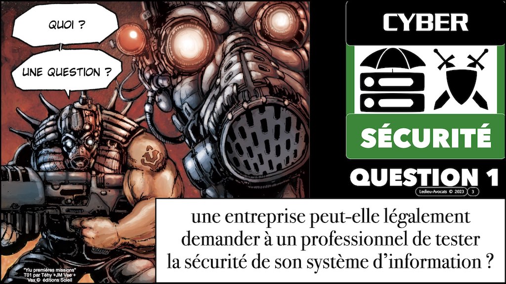 QUESTION 1 avez-vous le droit de pentester l’hébergeur de votre client © Ledieu-Avocats 2023